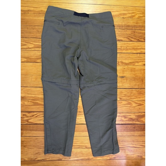The North Face Paramount Trail Convertible Belted Pants Mens 34 Green Hiking - Picture 14 of 16